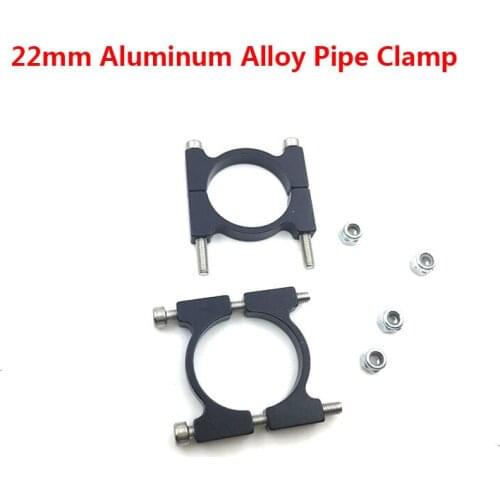 4pcs 12MM 20MM 22MM CNC Aluminum Arm Clamp Tube Mount For DIY Quadcopter Hexacopter Multirotor Frame Clamp Tube Mount