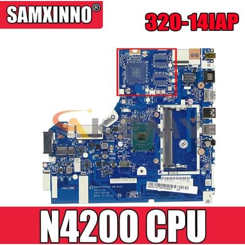 Akemy For Lenovo 320-14IAP Laptop Motherboard DG424/DG524 NM-B301 N4200 CPU DDR3L FRU 5B20P19720 5B20P19712