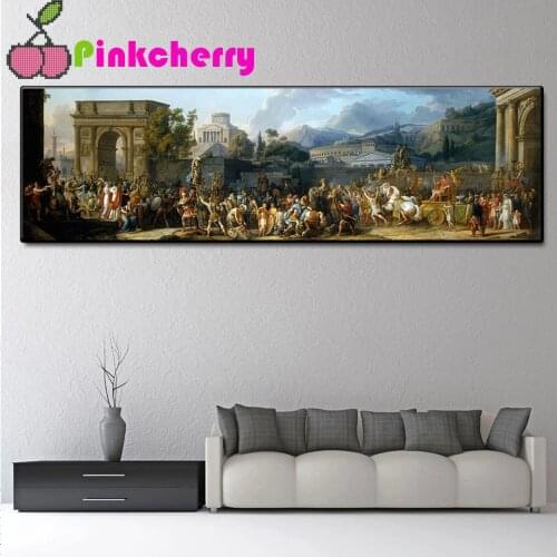 Diamond Painting Roman History The Triumph Of Consul Aemilius Paulus Full Diamond Embroidery Mosaic Cross Stitch k1090