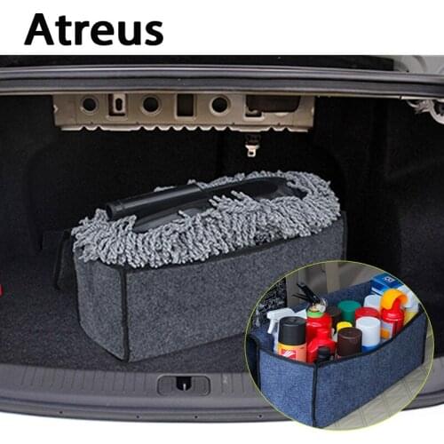 Atreus Car Seat Back Trunk Box Bag Storage Organizer Holder For Subaru Forester Impreza XV Honda Accord CRV Fit kia Rio Ceed