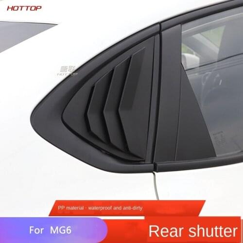 For Mg6 2017-2020 Shutter Rear Quarter Window Rear Window Sports Exhaust Cylinder Exterior Decoration Modification Accessories