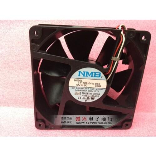 For nmb 4715kl-04w-b49 12038 12v 0.9a 12 computer case dual ball bearing fan