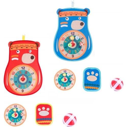 Kid Dart Board Target Toy Set for Child Educational Interesting Indoor Outdoor Game Sport Tool Sticky Ball Toy