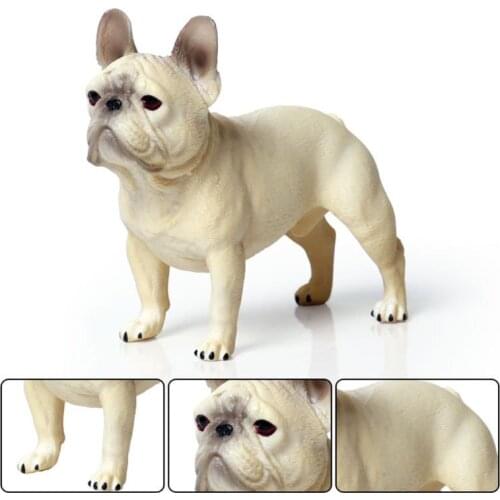 Drop Shop. Plastic Bulldog Animal Model Figurine Action Figure 3 Inch