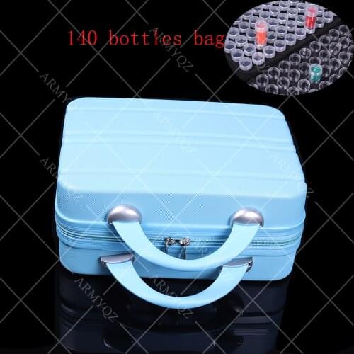 PDMDOG 140 Bottles Storage Box Diamond Painting Various Specifications Optional Fashionable Beads Container Cross Stitch Handbag