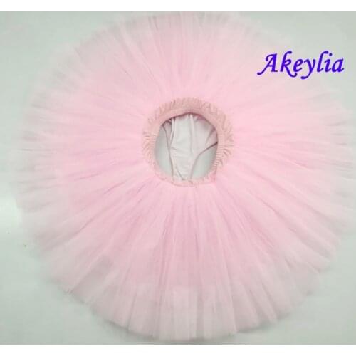 Pink Practicing Rehearsal Tutu For Girls White Hard Tulle Ballet Tutu Black Classical Ballerina Ballet Costume Green Peach Lilac