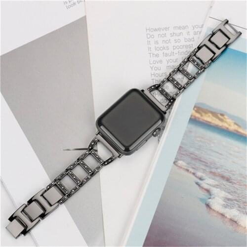 Strap For Apple Watch band 44mm 40mm Stainless steel metal bracelet correa for Apple watch 6 5 4 3 SE for iWatch band 42mm 38mm
