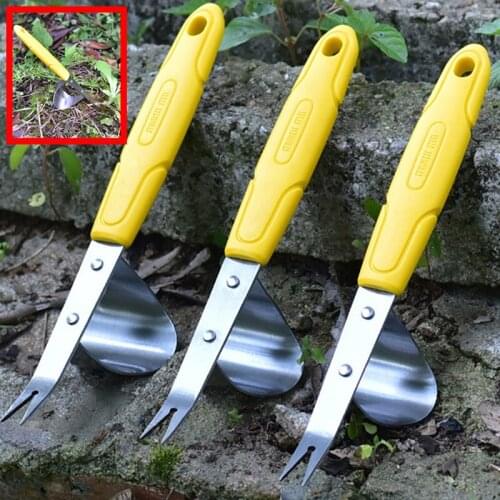 Manual Weeding Tool Garden Hand Weeder with Wood Handle Hand weeding tool Manual Farmland Digging Lawn