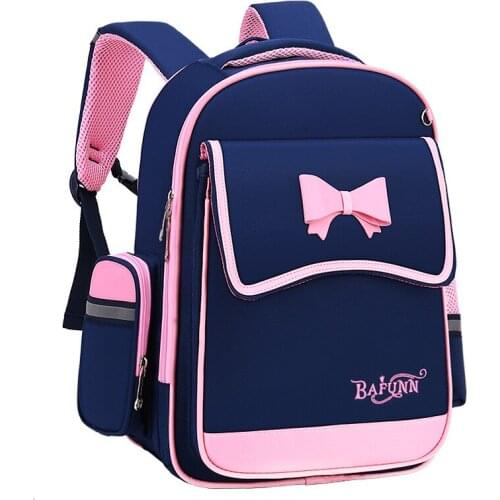 Fashion School Bags School Backpacks Children High Quality PU Backpack Girls Book Bag 1 - 3 - 6 Grade Schoolbag 2021