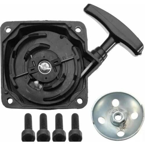 Solid Pull Start Puller and pulley Replacement Accessories For Ryobi RBC40SB Garden Tool Trimmer Lawn Mower Repalcement Parts