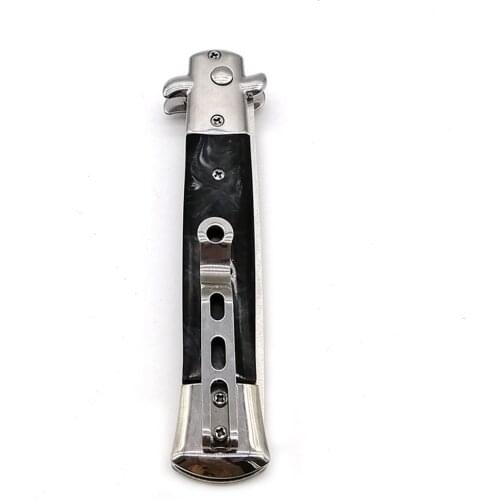 Metal Spring Push Button Comb Hairdressing Tool Trimming Pocket Size Brush