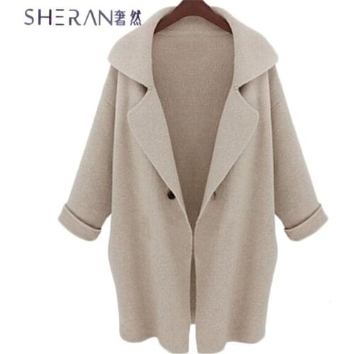 Женские зимние кардиганы SHERAN China At AliExpress