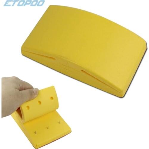 Hand Sanding Pad Block 5"/6" Sanding Disc PUR Abrasive Belt Sanding Pad Holder Loop Polishing Disc Polishing Tools