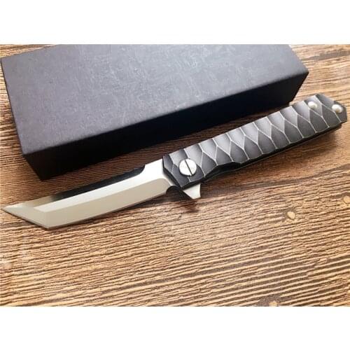 Miker D2 folding knife hunting knife steel handle Ball bearing system knifes tactical army camping survival pocket EDC tools