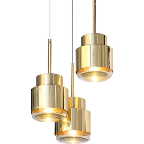 Modern nordic led stone lampara colgante lumiere lighting light bedroom hanging lamp living room pendant light