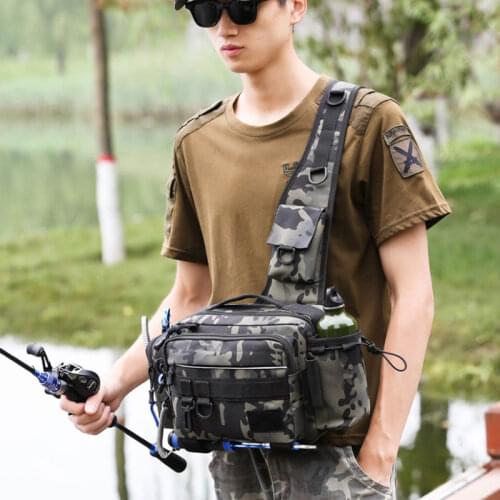 Tactical Military Waist Men Army Bag Outdoor Sling Waterproof Hunting Climbing Camping Travel Hiking Shoulder Fishing Bag X131A