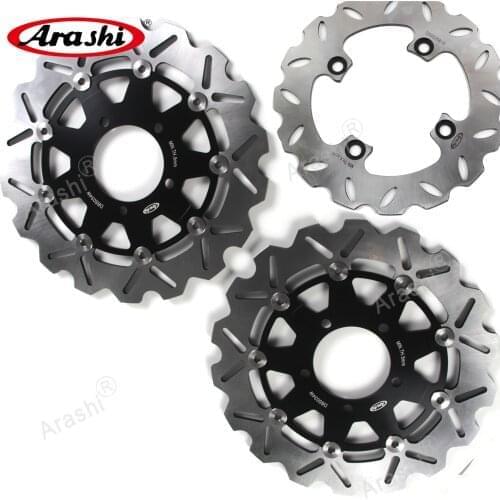 US Stock CNC Floating Front Rear Brake Rotors Disc For KAWASAKI ZX6R NINJA 600 2007-2015 / ER6F ER6N 650 2006-2015 / VERSYS 650