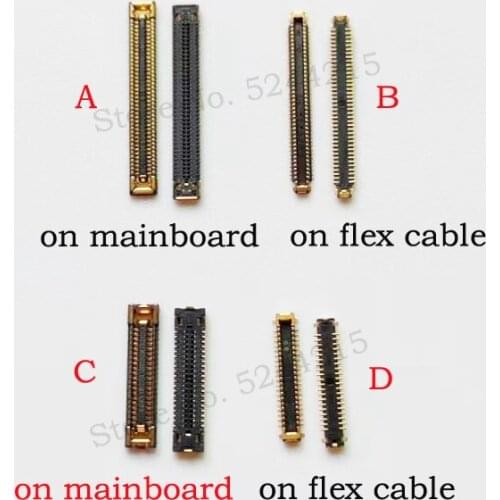 10PCS For Samsung A32 4G A325 A325F A325M / A32 5G A326 A326F A326B 78PIN 40PIN LCD Display Screen FPC Connector