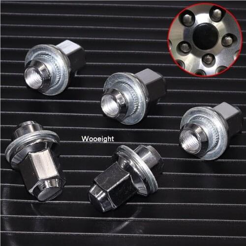 Wooeight 5Pcs Standard Car Wheel Lug Nuts M12 x 1.5 C2C35294010 For Jaguar S-Type X-Type XJ8 XJR XF