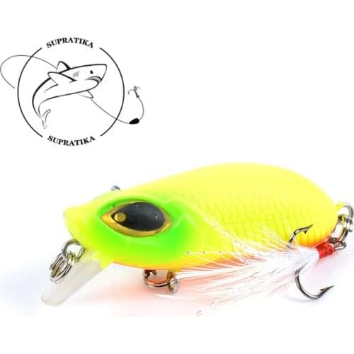 Diving Depth0.3-1.5M Anti-Corrosion Freshwater Plastic Fishing Bait 7.3G/58MM Artificial Minnow Wobbler Fishing Lure Hard Bait