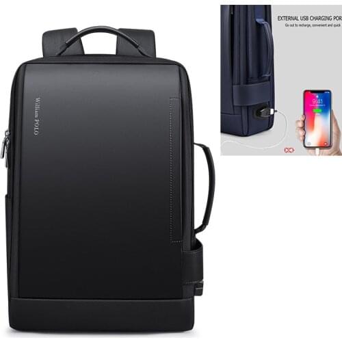 Business Mens Backpack Bag for Boy Women Apply Handheld Laptop Case 2020 New Luxury Gift External USB Large Capacity bag pack