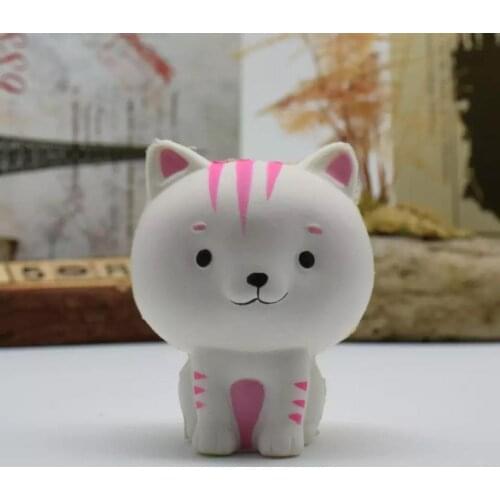 Kids Cute Simulation Cartoon Cat PU Slow Rising Squeeze Decompression Adult Child Funny Anti-stress Toy