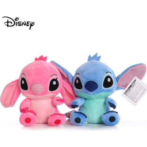 Disney Cartoon Stitch Plush Dolls Standing Sitting Position Anime Toys Lilo Stitch Cotton Stuffed Toys Gifts For Kids Children