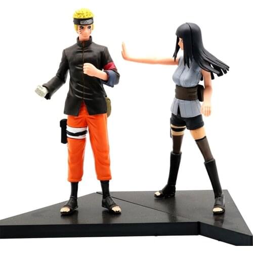 2pcs Naruto Uzumaki Hyuga Hinata Action Figure Figurines Model Toy