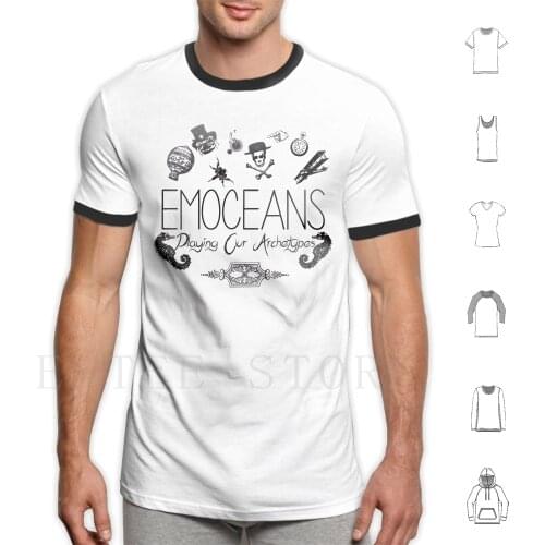 Emoceans Merch-Thoughts T Shirt Print Cotton Punk Songs Suicidal Tendencies Green Day Black Friday Dead Kennedys The Bands Pop