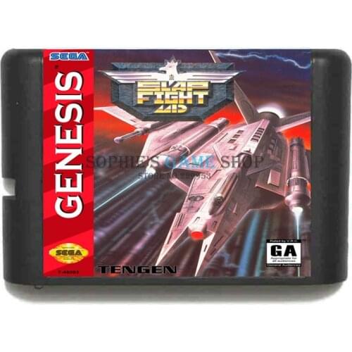 Slap Fight Game Cartridge Newest 16 bit Game Card For Sega Mega Drive / Genesis System