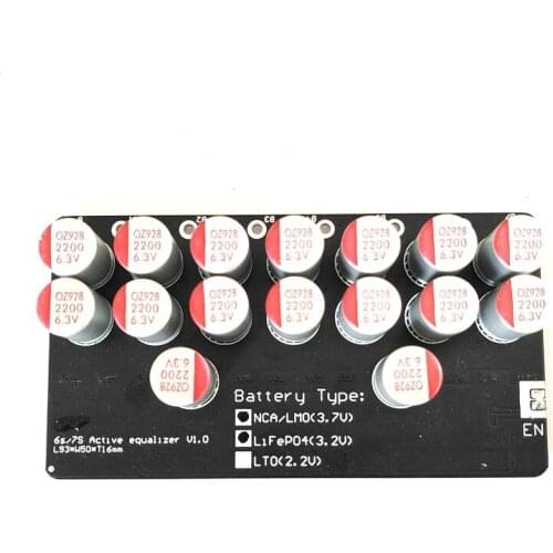 LiFePO4 Battery Balancer Equalizer 7S 1A 3.5A 5.5A For LiFePO4 Li-Polymer Li-ion 18650 Winston Thundersky CALB BYD