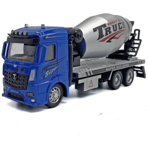 1:48 high simulation large alloy car childrens toy car engineering car pull back alloy car model toy excavator for kids gifts