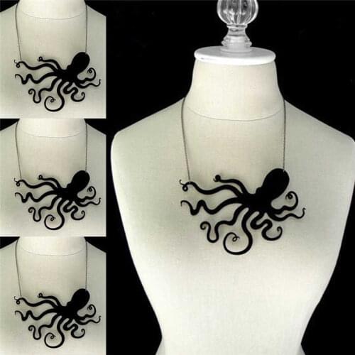 Fashion creative animal jellyfish clavicle chain retro personality Octopus Charm Pendant clavicle