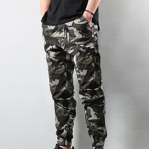 Mens Fashion Casual High Waist Plus Size Loose Camouflage Printing Long Sweatpants Sports Pants Joggers Trousers Pantalones#35