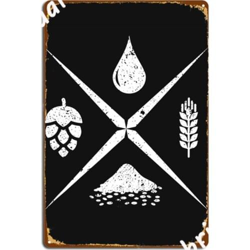 Beer Brewer Craft Beer Homebrew Ipa Metal Signs Wall Mural Mural Retro Wall Decor Tin sign Posters