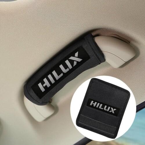 Car interior Car roof handle plush protective cover for Toyota Hilux surf vigo revo 2017 2018 Accessories
