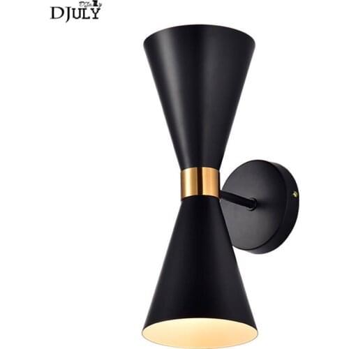 Postmodern Double-headed led wall lamp Minimalism living room decoration modern bedroom bedside lamp kitchen bar wall lights