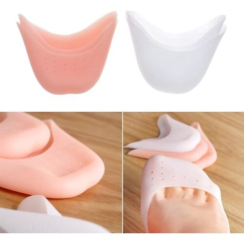 Silicone Gel Dance Point Pads For Ballet Dancing Foot Tip Protector With Air Hole Breathable Sole Shock Absorbing Inserts