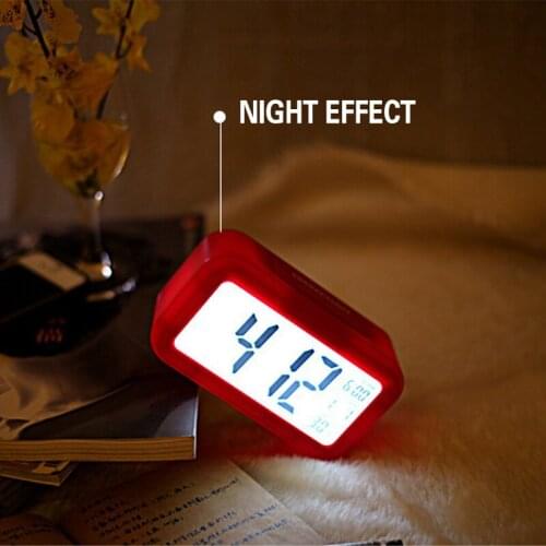 LED Digital Alarm Clock Backlight Snooze Mute Calendar Desktop Electronic Backlight Table clocks Desktop clock будильник