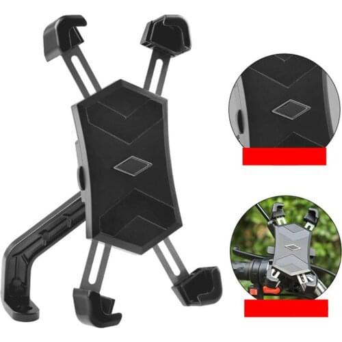 Motorcycle Stainless Steel Mobile Phone Bracket Chargeable Navigation One-Button Telescopic Mobile Phone Holder