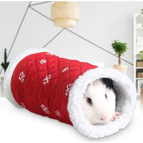 Funny Warm Small Animal Pet Tunnel Tube Playing Toy Nest for Rabbits Ferrets Guinea Pigs Hamster Squirrel Hedgehog Chinchillas