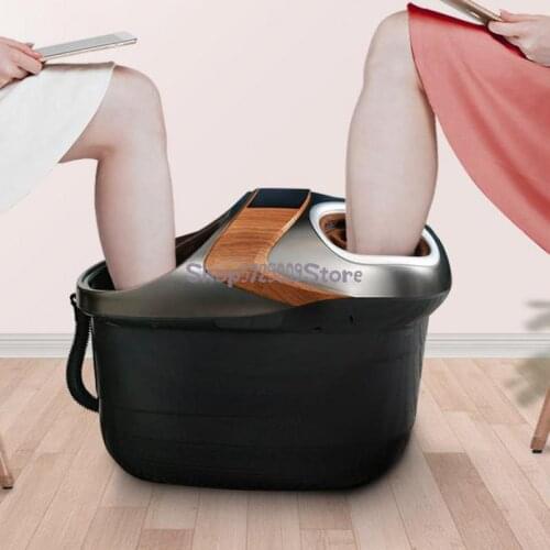 Foot Bath Home Double Foot Bath Electric Massage Foot Bath Full Automatic Heating Foot Therapy Machine