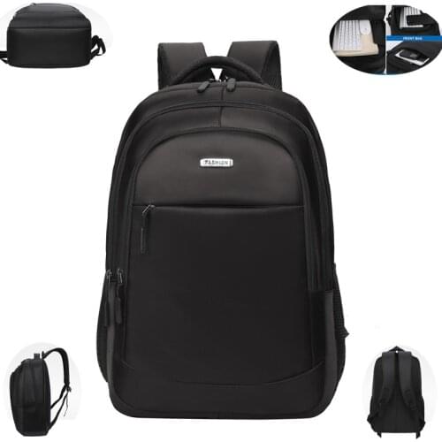 2021 Vintage Black Backpack Laptop Bag Men Women 15.6 Inch Notebook Rucksack Large Teenager School Computer Bagpack Mochila Male
