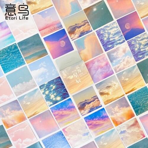 Star wilderness in the cloud Decorative Stationery mini Stickers set Scrapbooking DIY Diary Album Stick Lable