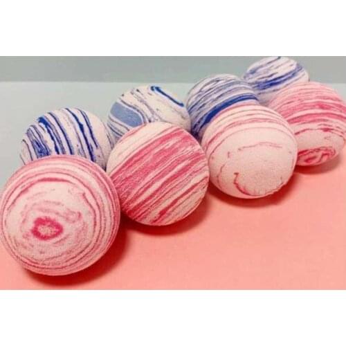 10pcs/set Golf Rainbow Ball Soft And Safe Indoor Practice Outdoor Playground Training Toy Sponge Sports Ball Accessories Ba R2S2