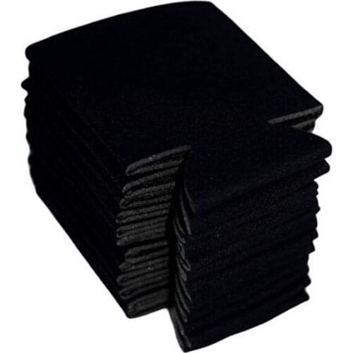 10PCS Neoprene Beer Can Cooler Drink Cup Bottle Sleeve Insulator Wrap Cover New Black