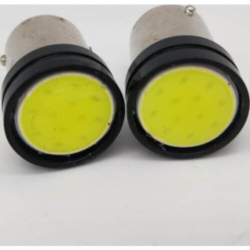 2 PCS Super Bright car-styling 12V 1156 P21W BA15S COB Crystal lights material