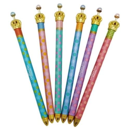 30pcs/lot Crown Automatic Pencil For Kids School gift Stationery wholesale