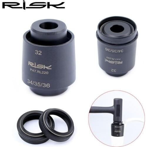 4 in 1 Shock Bicycle Front Fork Dust Seal Installation Tool Kit For Fox Rockshox 32/34/35/36mm Pipe Diameter Driver Tool