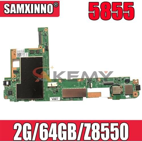 Akemy Brand New 14H30-1 PWB:H4W2R FOR Dell Venue 8 5855 Motherboard 2G/64GB/Z8550 CN-06FCP5 6FCP5 Tablet Mainboard 100%tested